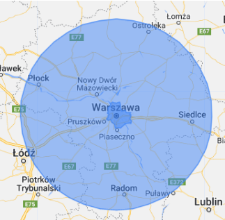 Obiór gruzu Warszawa 100km